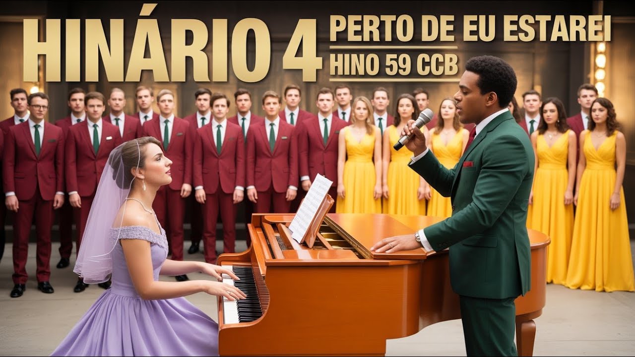 PERTO DE TI EU ESTAREI | HINÁRIO 4 | HINO 59 CCB | SOLO E CORAL