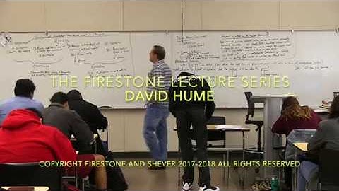 Firestone Lecture Series: Hume and The Problem of Induction