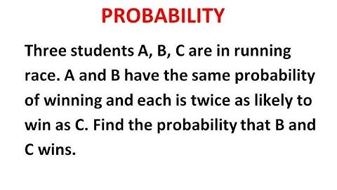 Addition Theorem based Problems-Review of Probability