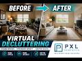 Virtual Decluttering Transformation | Before &amp; After Property Makeover