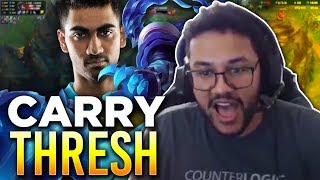 Aphromoo - THIS IS HOW YOU CARRY ON THRESH | Thresh Support | Ft. Darshan