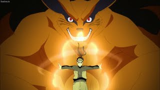 Naruto broke all seal, unleashing Max power of Nine Tails to confront Madara and Obito at same time screenshot 1