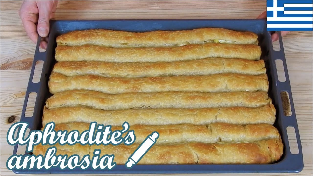 Ρολά με Πράσο & Τυριά και Σπιτικό Φύλλο Νο 1