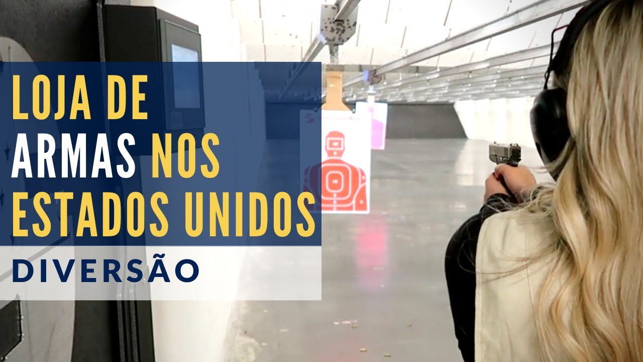 A MAIOR LOJA DE ARMAS EM ORLANDO NOS ESTADOS UNIDOS, ONDE TURISTA PODE ATIRAR!