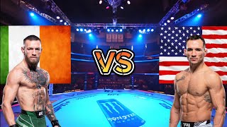 Conor McGregor VS Michael Chandler Fighter Comparison