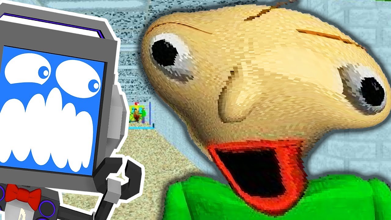 Screenshot of the game Baldi's Basics : r/weirddalle