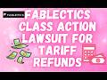 (Clipped From Sat May16 Livestream) FABLETICS Class Action Lawsuit-Customers Want Their Tariffs Back
