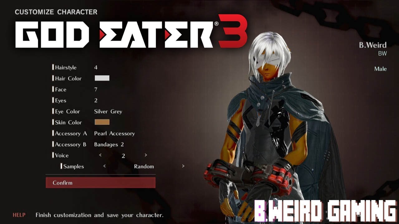 God Eater 3 | Character Creation 4K