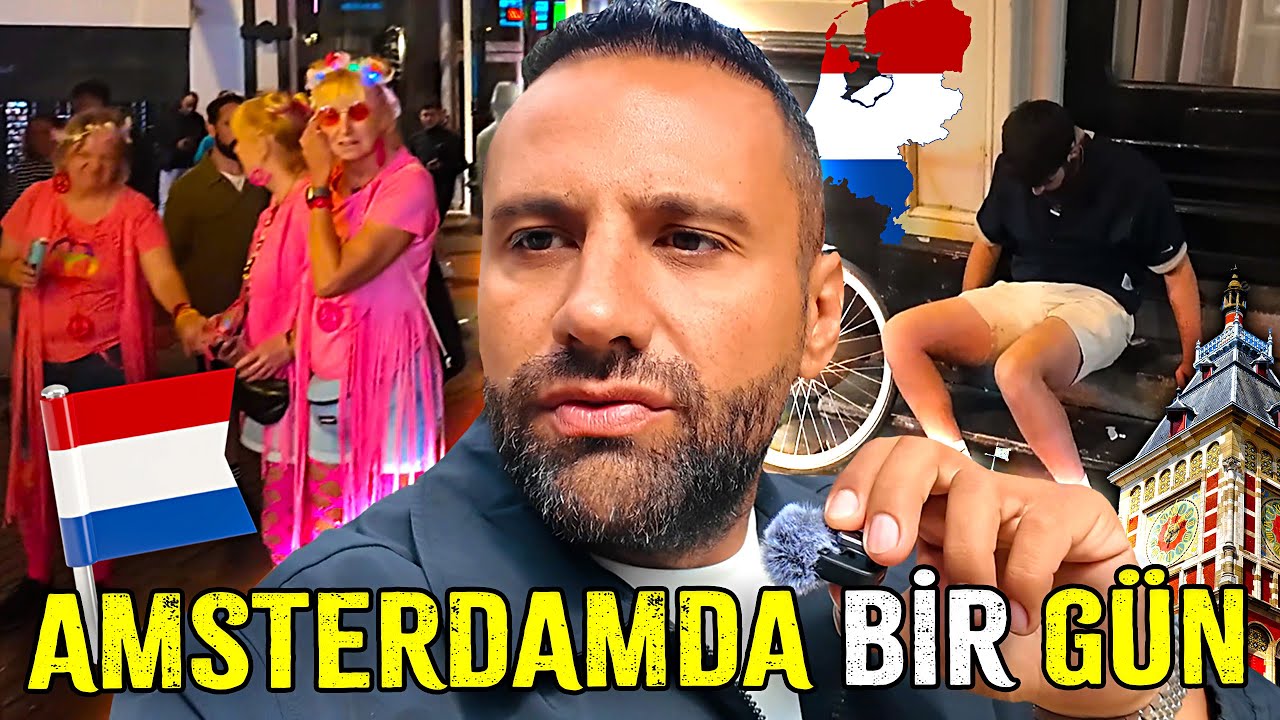 AMSTERDAMDA BİR GÜN GECE HAYATI! | TUNÇ METE