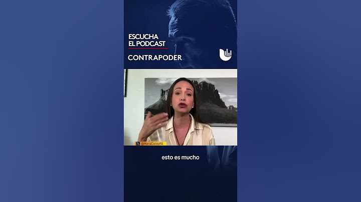 María Corina Machado explica cómo derrotar al régimen de Maduro en Venezuela #Contrapoder