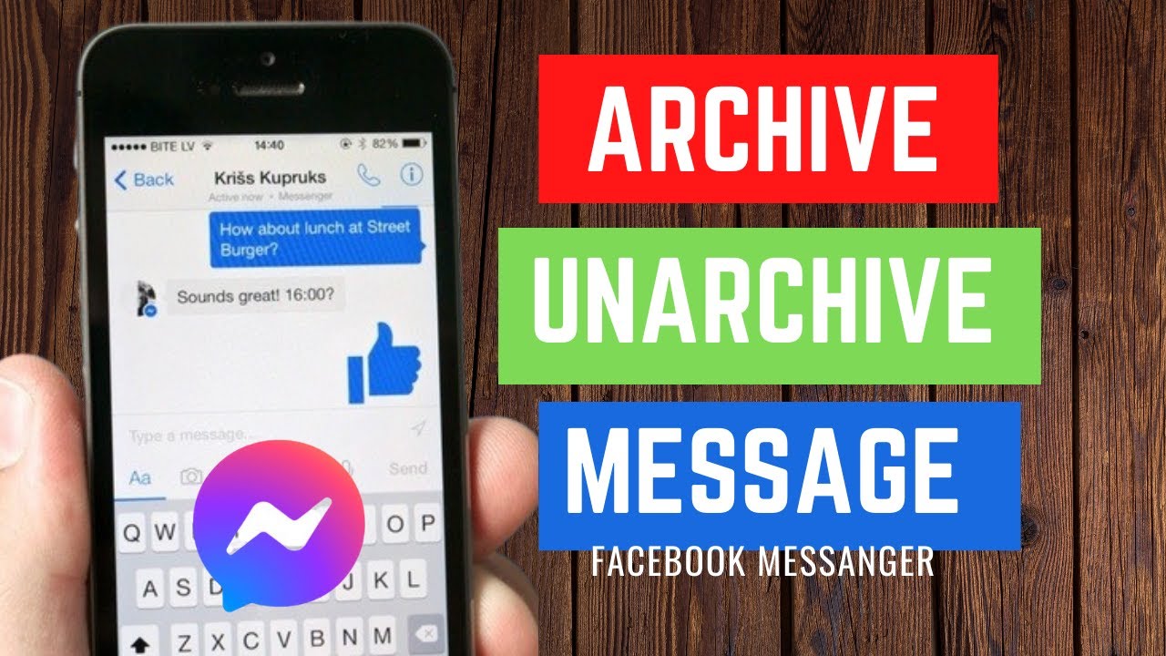 Comment Archiver ou Désarchiver des conversations messenger ( Android