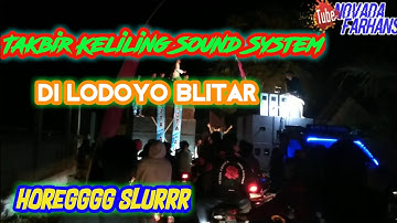 Takbir Keliling Sound System di Lodoyo Blitar