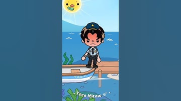 Kuromi And Policeman 💜👮‍♂️#tocaboca #tocabocaworld #tocalifeofficial #shorts #fyp