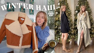 Huge Winter Shopping Haul! Minimal makeup look, Haul + Rosie Update!