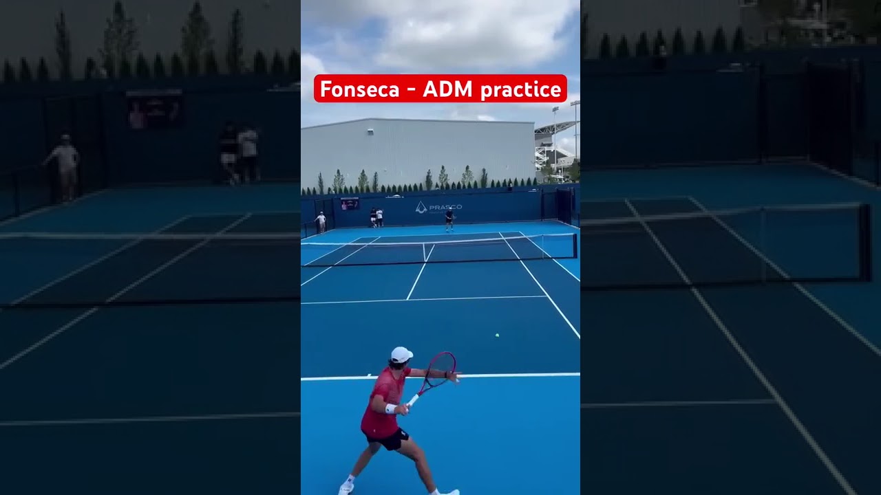 Joao Fonseca & Alex de Minaur practice in Cincinnati - Can either win the title here or the US Open?