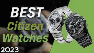 Top 5: BEST New Citizen Watches in 2023 |  Promaster Sky GPS Satellite Radio Super Titanium Watch