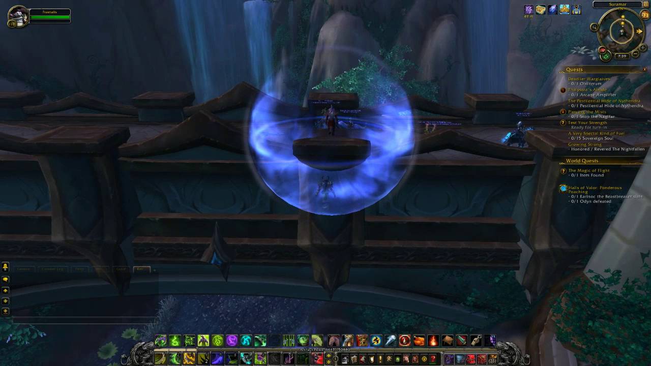 World of Warcraft The Magic of Flight Suramar Legion World Quest Guide