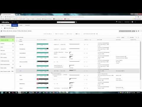 Informatica Analyst Profiling
