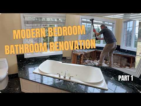 How to Renovate a Bedroom, Bathroom & Closet - The Complete Process  Part 1