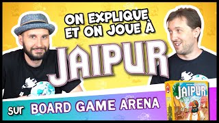 On explique et on joue à Jaipur en ligne