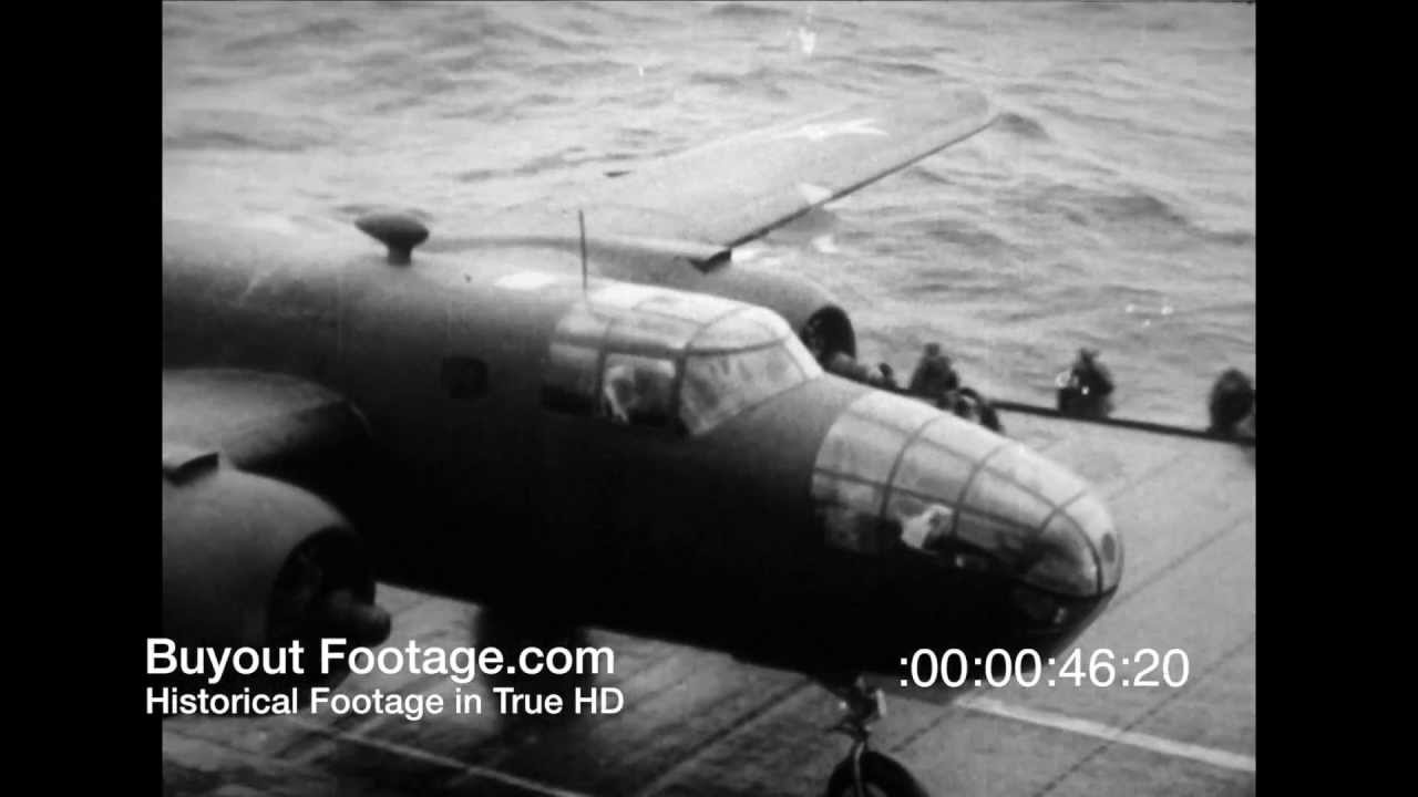 Hd Historic Archival Stock Footage Wwii Doolittle Raid Yanks Bomb Tokyo Youtube