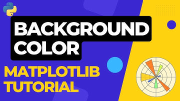 How to change BACKGROUND color in Matplotlib |  Python Tutorial 03