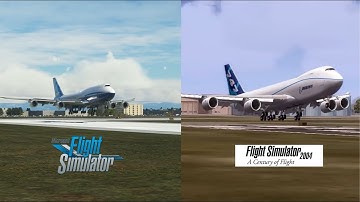 MSFS 2020 vs FS2004 | Boeing 747-8 Landing!