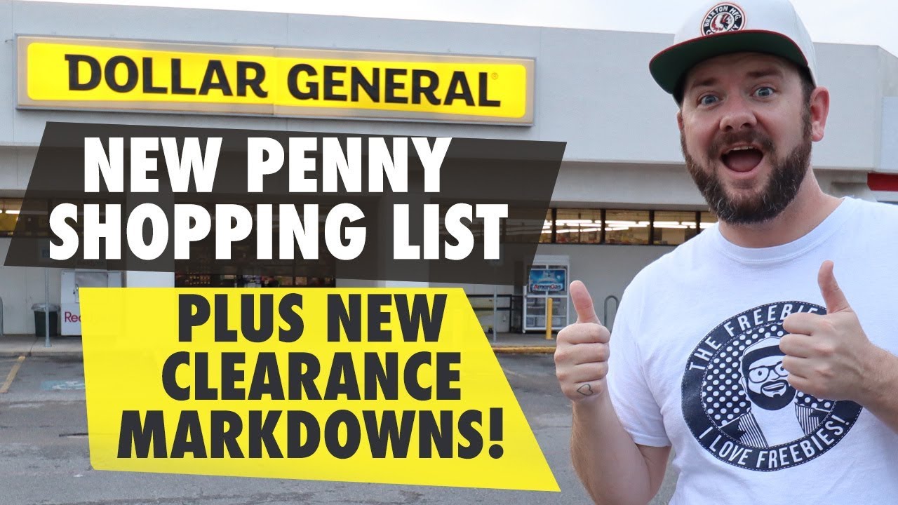 🎂 NEW Dollar General Penny List + New Clearance Markdowns Starts