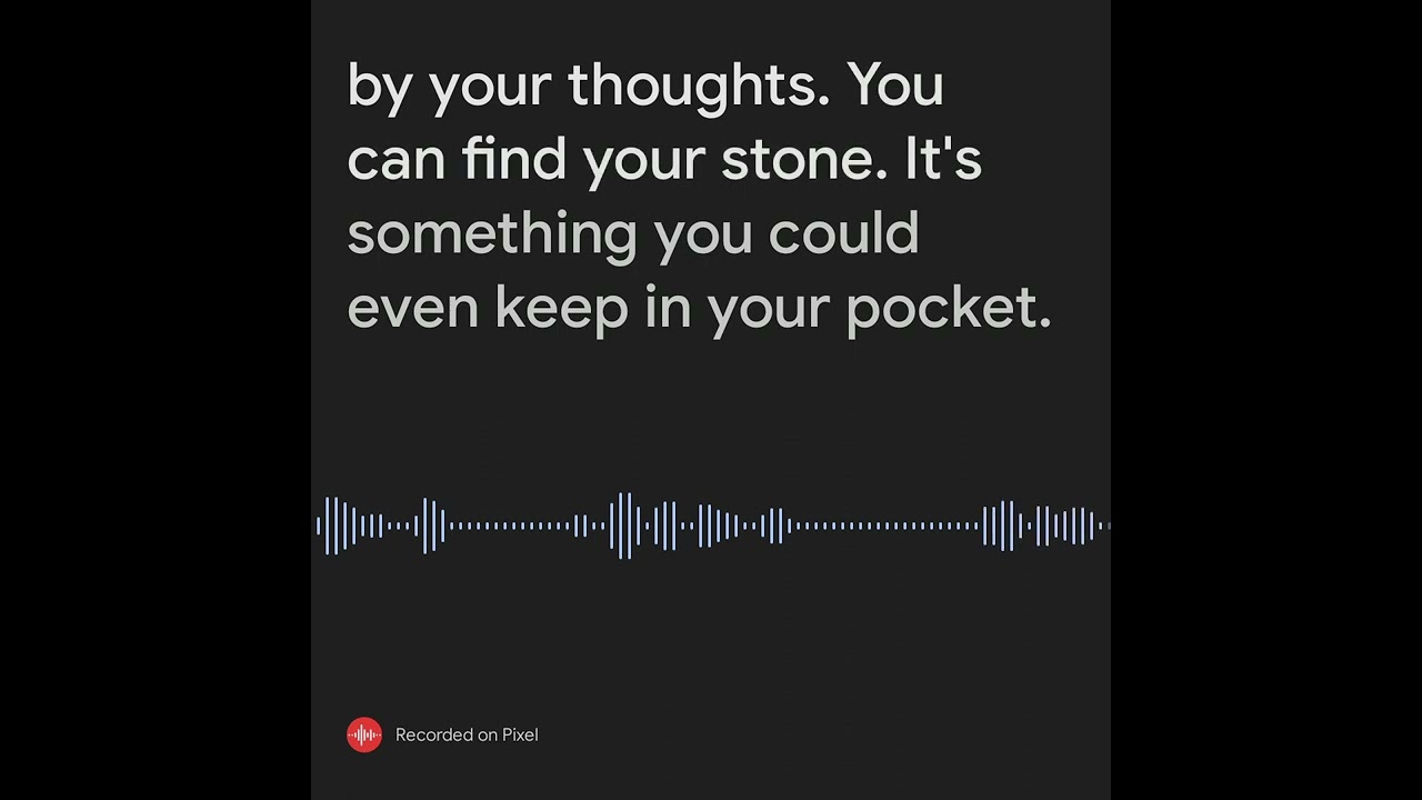 Here and Now Stone Short Anchoring Soothing Mindfulness Meditation