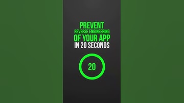 PREVENT REVERSE ENGINEERING OF YOUR APP IN 20 SECONDS #programming #shorts #technology