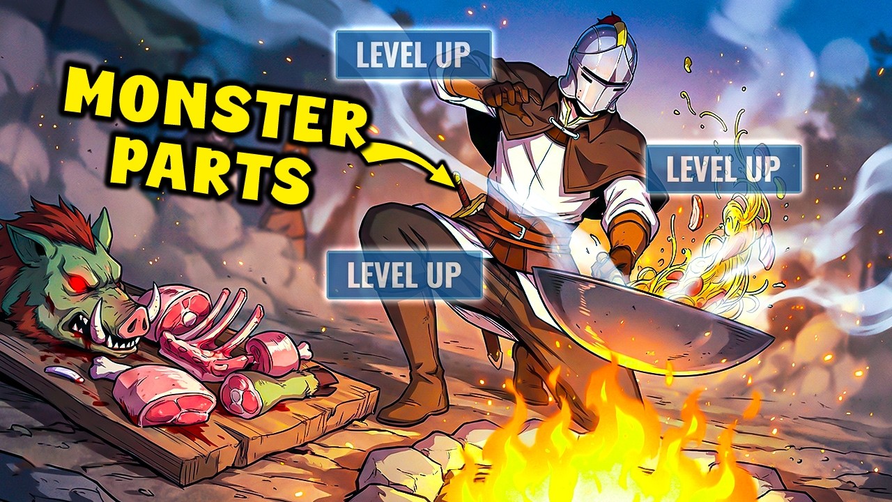 He Eats Monsters to Get Stronger And Swears Revenge On A Dragon! - Manhwa Recap