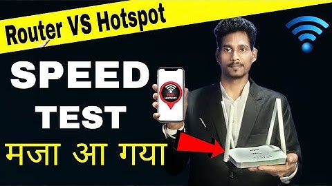4g Router vs Mobile Hotspot Speed Test | Internet Speed Test
