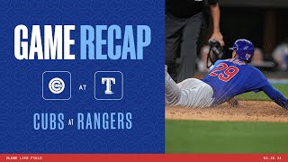 Cubs vs. Rangers Game Highlights | 3\/28\/24