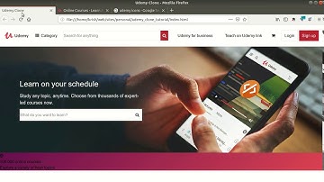 Udemy Home Page Clone: Live Coding using Tailwind CSS. [ Part 3 ]