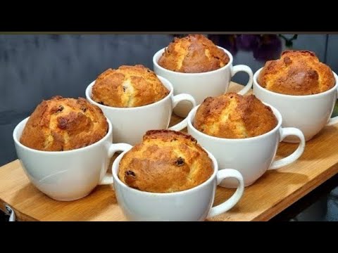 Просто беру обычные Чашки И готовлю вкуснятину к Чаю!Новый вкусный рецепт пирога!