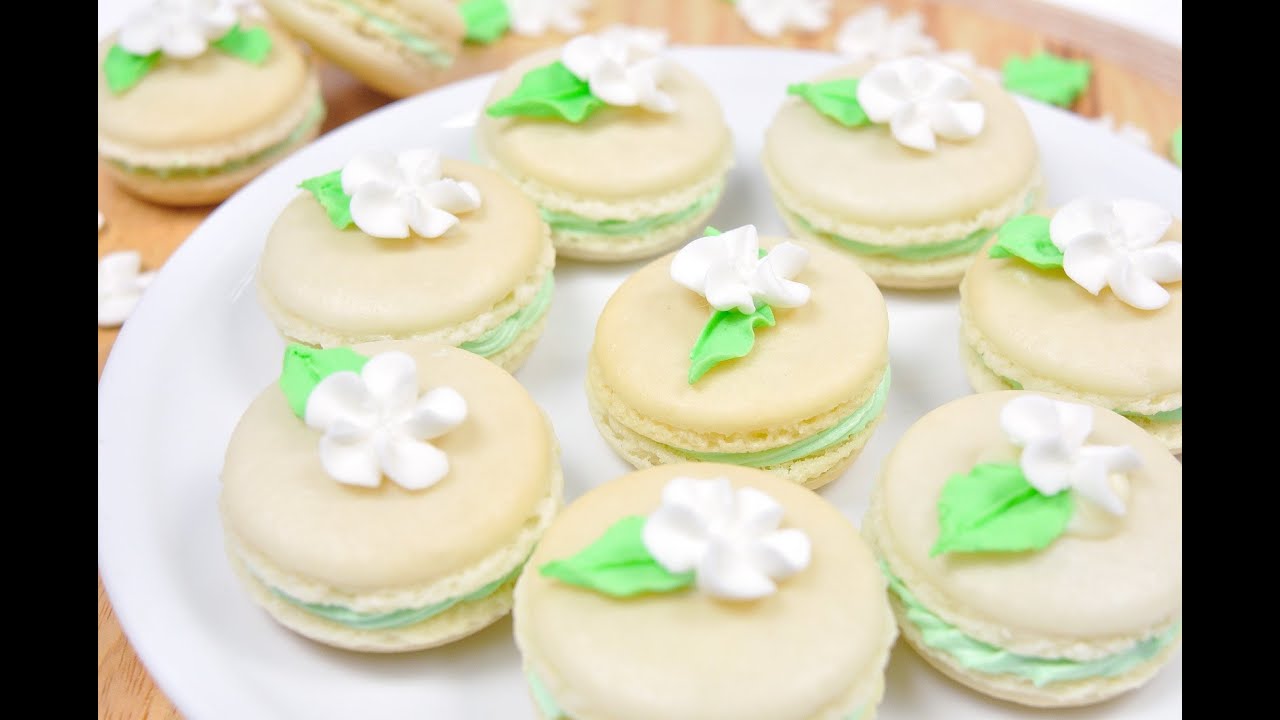 มาการองมะลิ | Jasmine Macarons | เมนูวันแม่