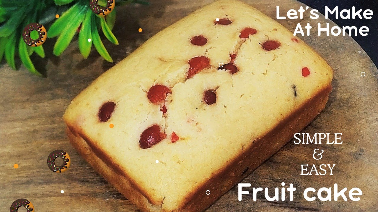 Christmas special fruit cake recipe without oven super moist eggless ...