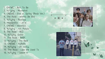 {Playlist} K-Rock / K-Band : N.Flying, ONEWE, The Rose, Hoppipolla (REUPLOAD)