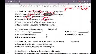 7 ci sinif ingilis dili boyuk summativ 2 bsq 2 numunesi #learnenglish #teachenglish