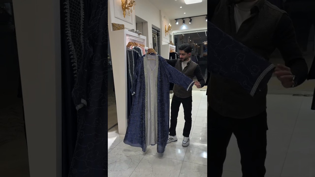 💫Dubai💙Style 2 colours Shurg Abaya design Collection burkha Stylish Design 