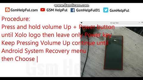 Hard Reset OR Remove Pattern Lock in XOLO Q600s