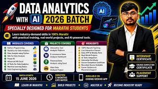 Day 01: Introduction to Data Analytics | What is Data Analytics? Career, Scope &amp; Roadmap in Marathi