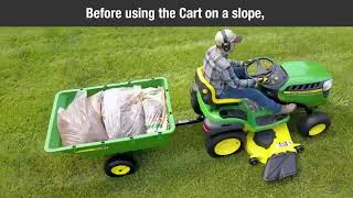 04 Safety, Operation & Maintenance John Deere Poly Dump Cart 16YS [45-05162-JD]