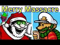 Friday Night Funkin&#39; VS Mario&#39;s Monday Night Massacre | Merry Massacre (FNF Mod) (MX Christmas)