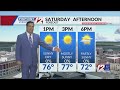 WPRI 12 Weather Forecast 5/34/24  More Sunshine Saturday