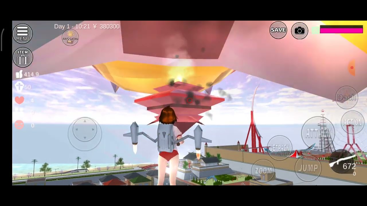 ［Sakura School Simulator］All missions% speedrun(15:38) [FWR]