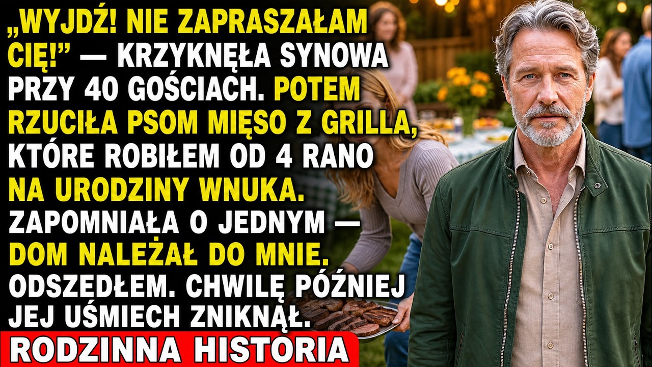 Gdy mój wnuk ugryzł swoją matkę w samym środku jego własnego przyjęcia urodzinowego, zrozumiałem, że to ja przez cały czas byłem ślepy. Wcześniej tego dnia Alicja zdjęła z grilla półmisek z...