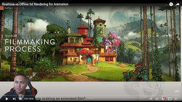Realtime vs Offline 3d Rendering for Animation