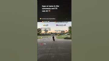 type ur name in the comments and I’ll rate it! 🤪 #shortsfeed #fypシ #viral #trend #edit