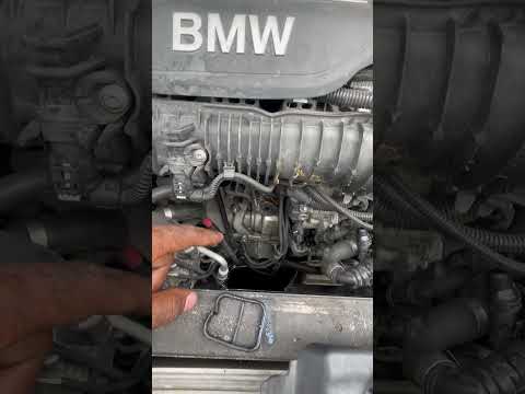 BMW x1 oil or coolant leak fix #coolant #bmw #diy #mechaniclife